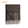 thick warm wool throw blanket
